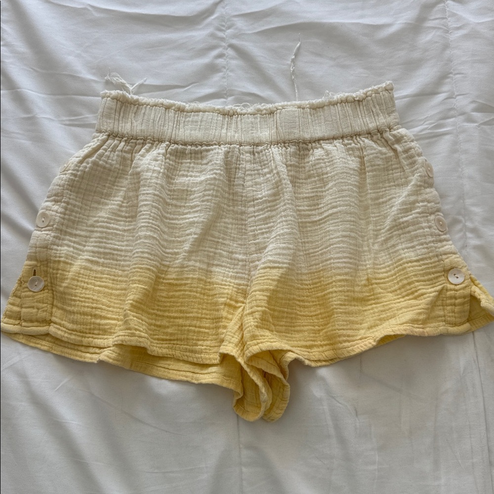 Anaak Aria Ombre Dip Dye Gauze Shorts Size S - Picture 3 of 9